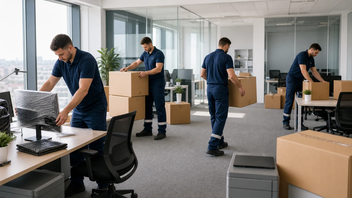 Ofis & Büro Taşımacılığı hizmeti veren Elif Nakliyat ekibi